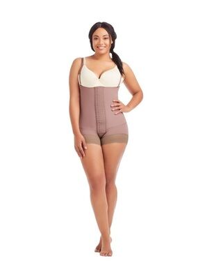 DELIÉ 09066 2XL Café-Colombian Faja High Compression Body Shaper – Waist & Tummy
